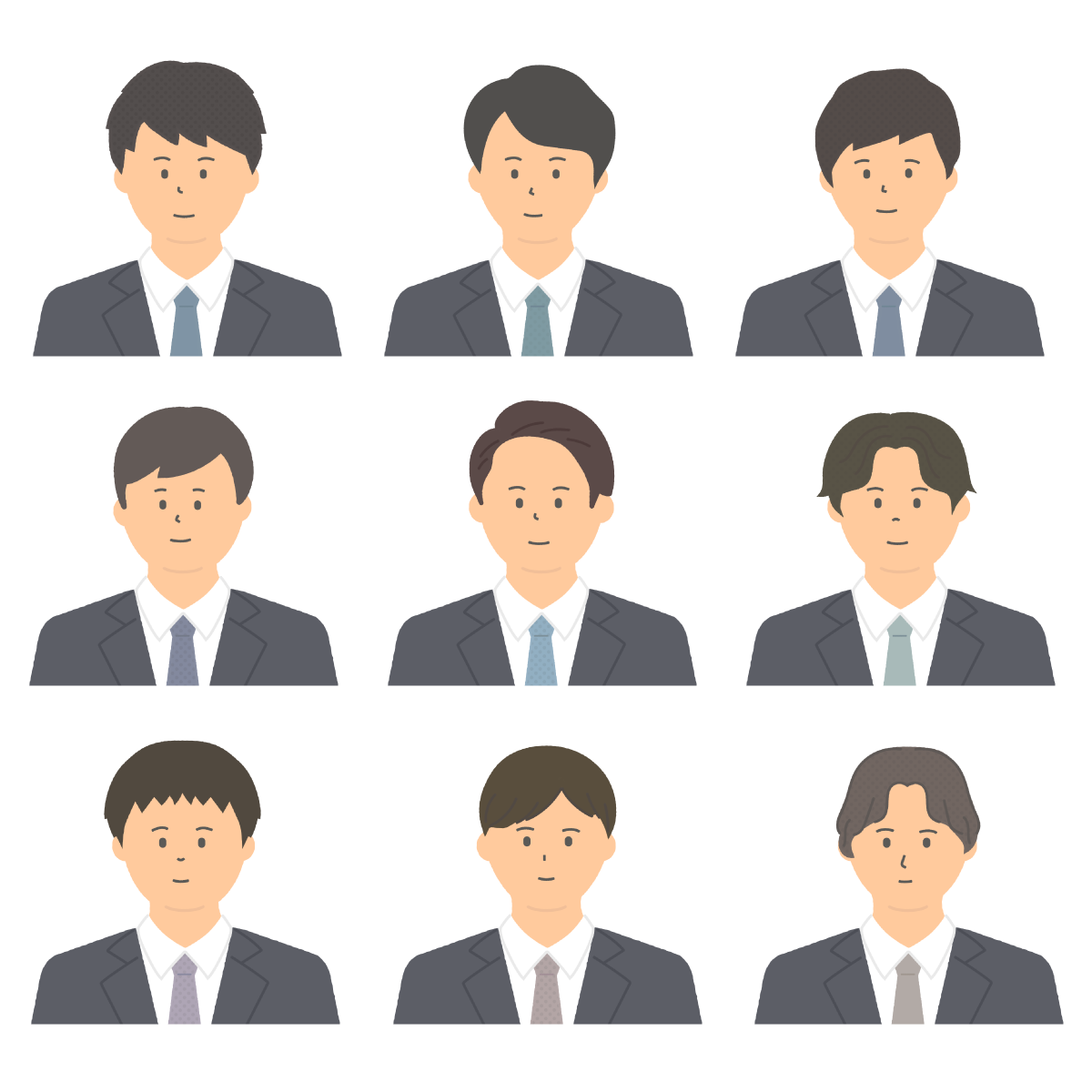 スーツを着た男性のイラスト