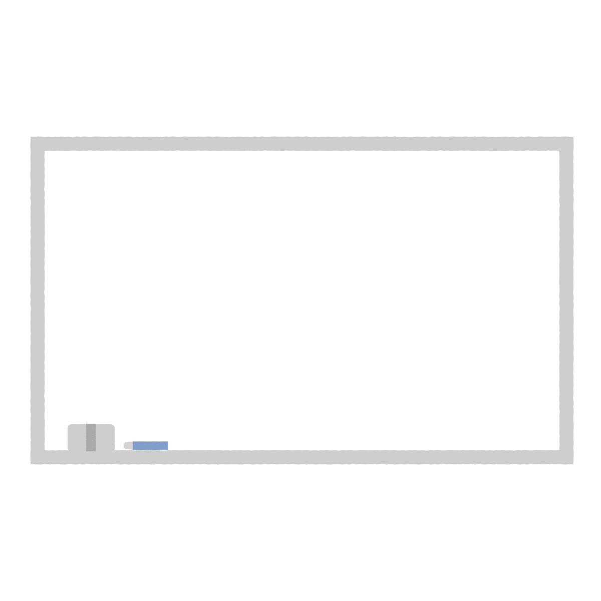 ホワイトボードのイラスト