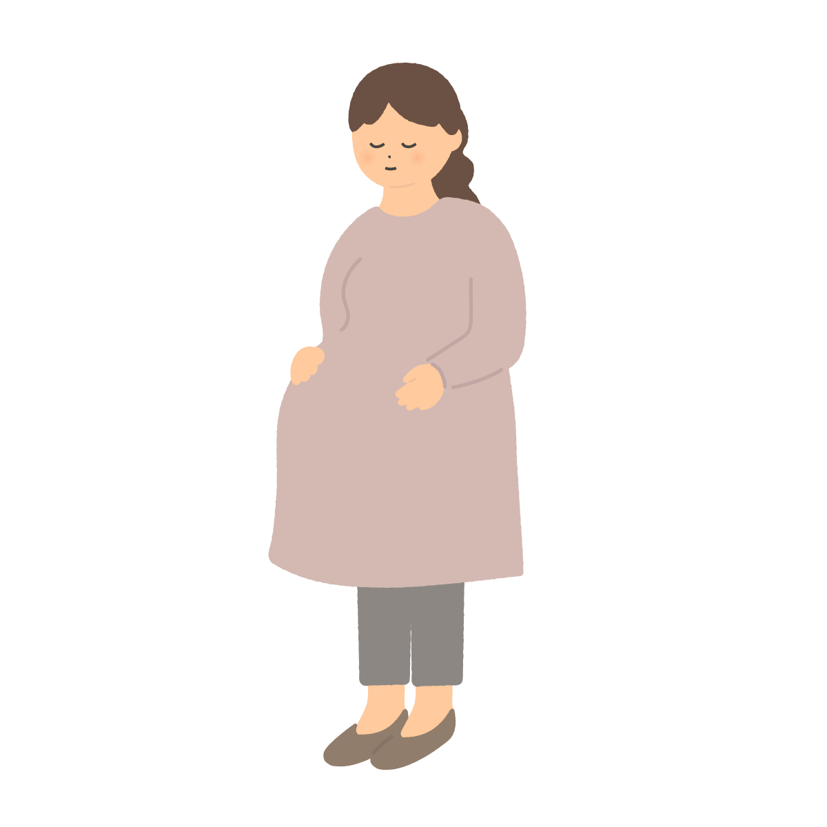 妊婦のイラスト